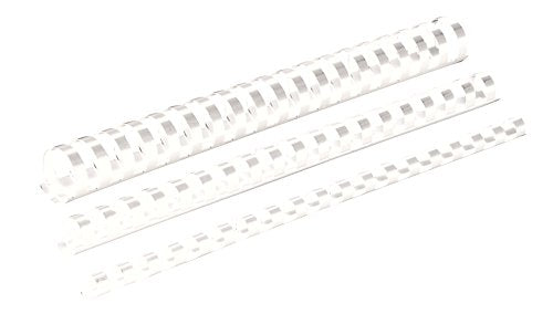 Fellowes Pack De 100 Canutillos De Plastico 8mm - Hasta 40 Hojas - Facil De Utilizar Y Flexible - Alta Calidad - Color