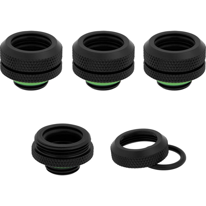 K Corsair Hydro X Series Xf Hardline Anschluss Gerade G1 4 Zoll Ag Auf 14mm Ad Hardtube - Pack De 4, Schwarz
