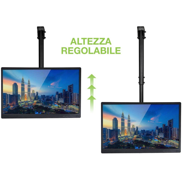 EAN 8057685309333 - Techly ICA-CPLB 944S soporte para pantalla de señalización 139,7 cm (55") Negro imagen 11
