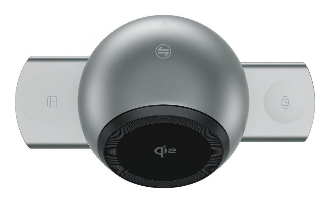 Stacja Ladujaca Chargebot Sound Qi2 Szara