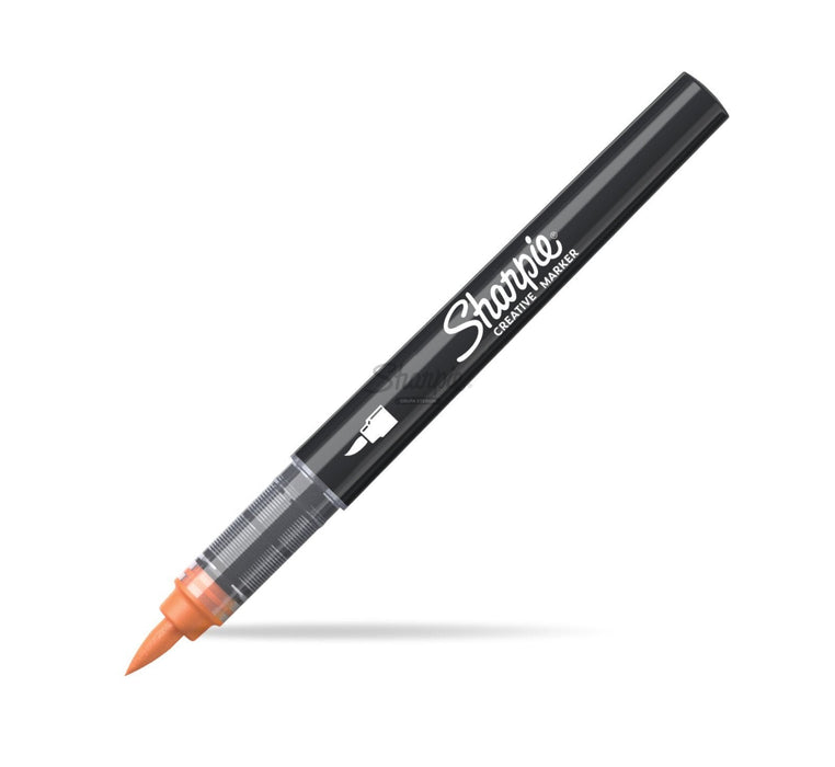 Sharpie Kreativmarker Pinselspitze Acryl Naranja