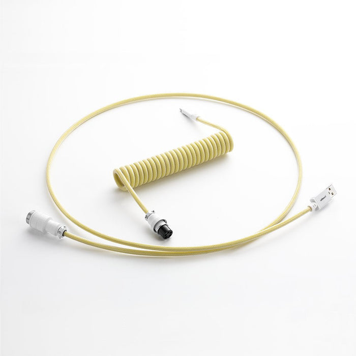 Cablemod Pro Coiled Keyboard Cable Usb-C A Usb Tipo A, Lemon Ice - 150cm