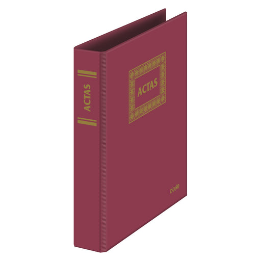 EAN 8421938099225 - DOHE 09922 carpeta de cartón A4 Borgoña imagen 1