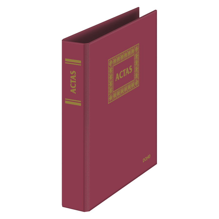 EAN 8421938099225 - DOHE 09922 carpeta de cartón A4 Borgoña imagen 1