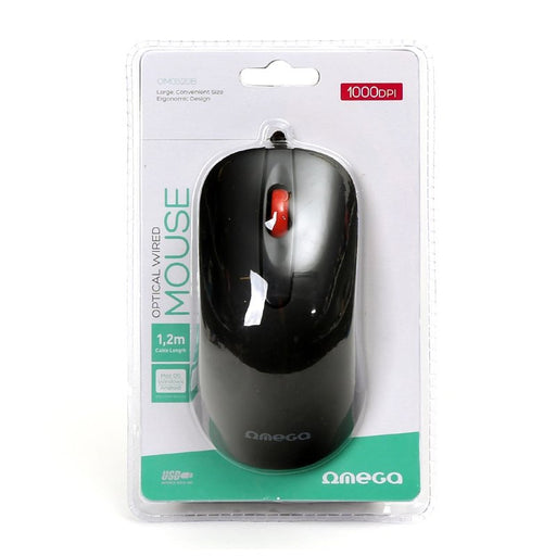 EAN 5907595452663 - Omega OM0520B ratón Oficina Ambidextro USB tipo A Óptico 1000 DPI imagen 2