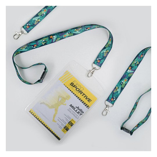 Avery Zweckform Lanyards Tropical R4828t Textilband Verde 10 Ud.