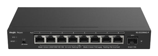 EAN 6976915003327 - Ruijie Networks RG-ES209MG-P switch Gestionado L2 2.5G Ethernet (100/1000/2500) Energía sobre Ethernet (P imagen 1