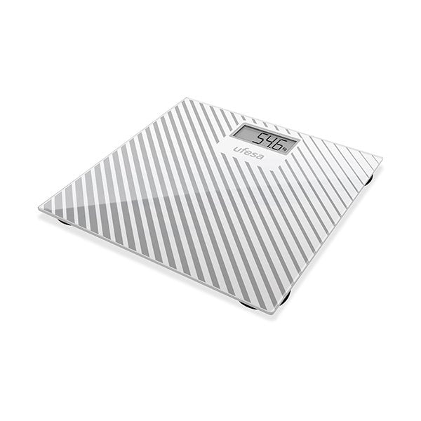 Ufesa Be0907 Báscula De Baño Blanca/Gris