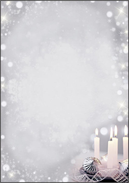 Papel Navideño "Silencio Navideño" Con Temática Navideña, Tamaño A4, 90 G  90 G, 100 Hojas, A4