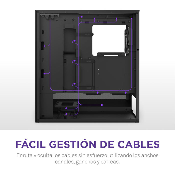 EAN 5056547205878 - NZXT H5 Flow RGB Midi Tower Negro imagen 12