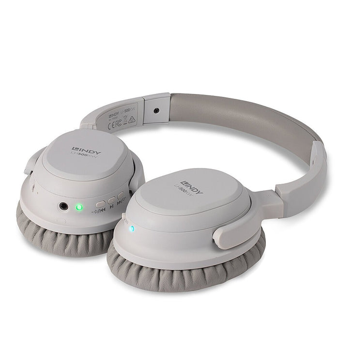 EAN 4002888732000 - Lindy LH500XW Auriculares Inalámbrico y alámbrico Diadema Llamadas/Música MicroUSB Bluetooth Gris imagen 2