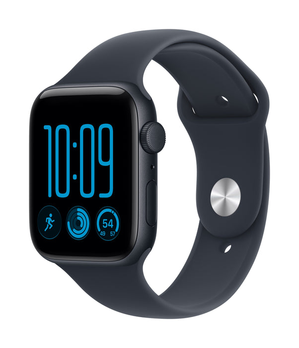 Apple Watch Se3 Gps 44mm Caja De Aluminio Medianoche Correa Deportiva Azul Marino M L