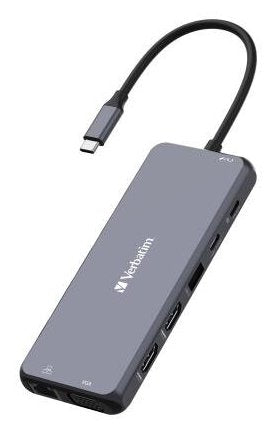 EAN 0023942321545 - Verbatim 16105448 hub de interfaz USB Tipo C Gris imagen 1