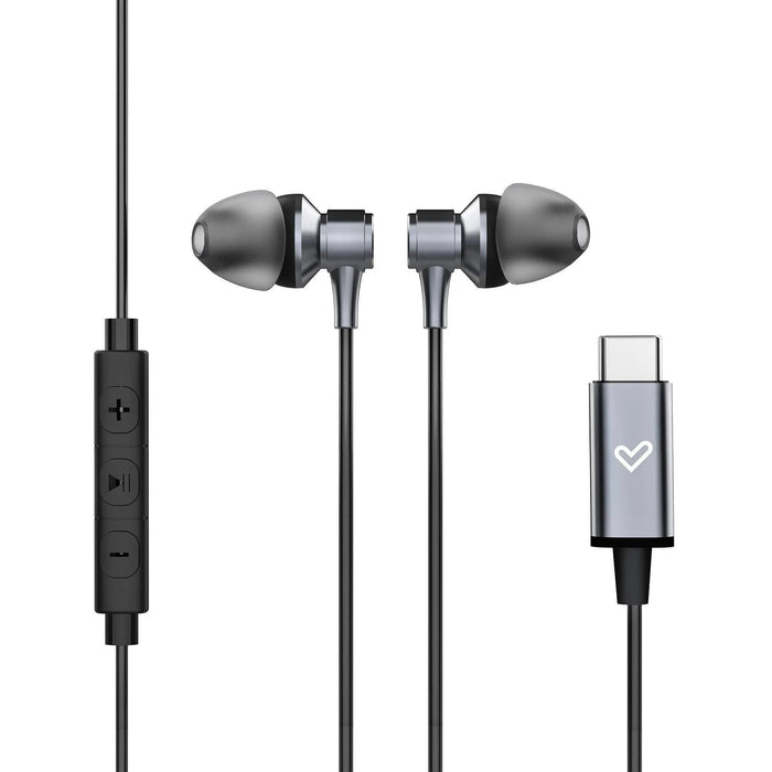 EAN 8432426456741 - Energy Sistem Metallized Type C Auriculares Alámbrico Dentro de oído Llamadas/Música USB Tipo C Negro, Gr imagen 4