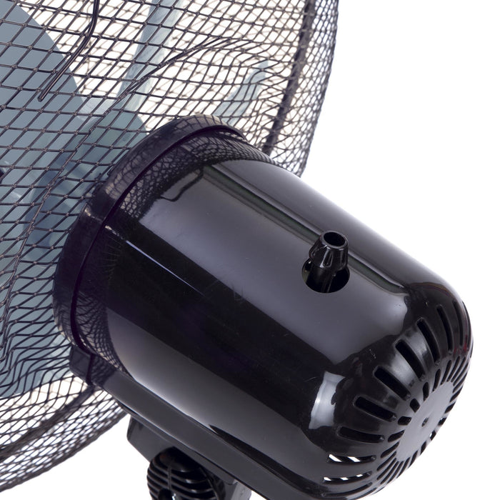 Ventilador Jata De Mesa Vm3124 5 Aspas 34cm Negro