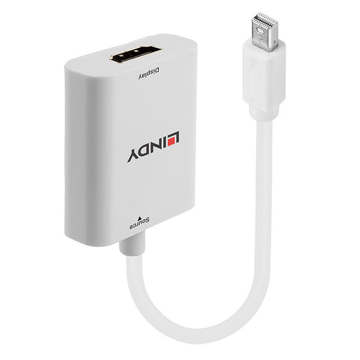 EAN 4002888410694 - Lindy 41069 adaptador de cable de vídeo Mini DisplayPort HDMI tipo A (Estándar) Blanco imagen 1