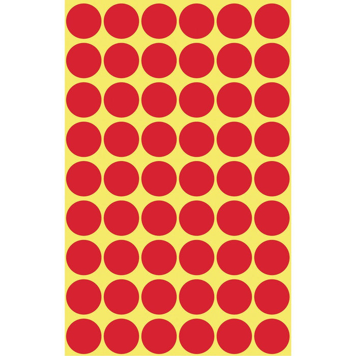 Avery Zweckform Klebepunkte 3141 Rojo Ø 12,0 Mm, 270 Unidades