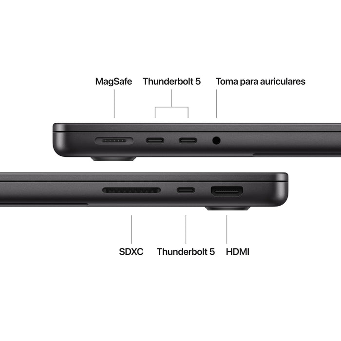 EAN 195949875465 - Apple MacBook Pro Apple M M4 Pro Portátil 36,1 cm (14.2") 24 GB 1 TB SSD Wi-Fi 6E (802.11ax) macOS Sequoia imagen 7