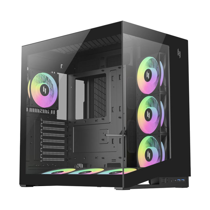 EAN 6931858712187 - GameMax NEX C56 BK carcasa de ordenador Midi Tower Negro imagen 2