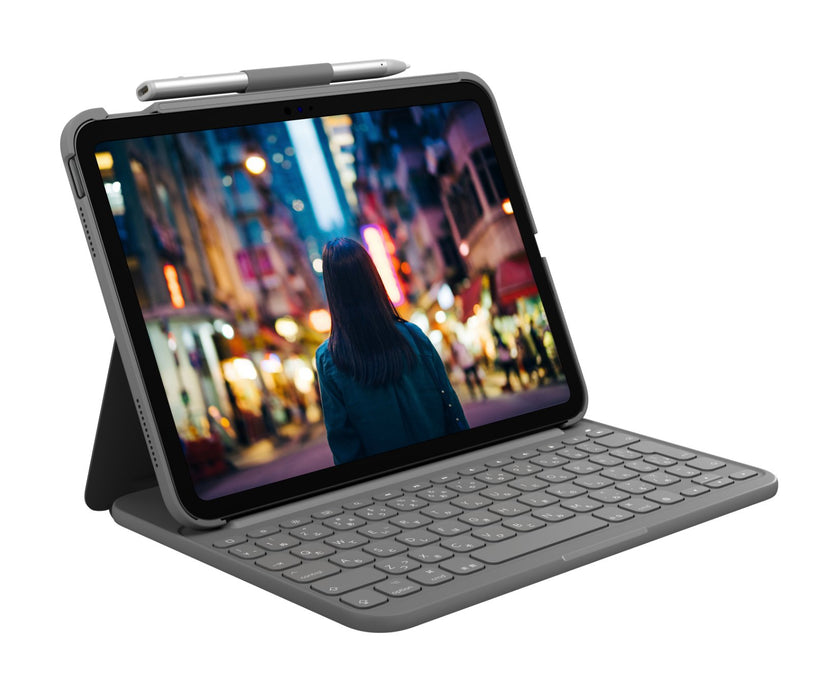 EAN 5099206107458 - Logitech 920-011426 teclado para móvil QWERTY Español Bluetooth Gris imagen 5