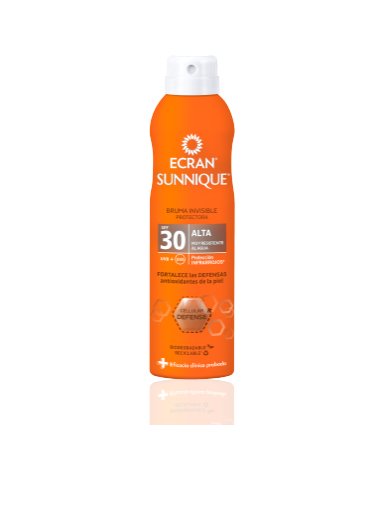 EAN 8411135486034 - Ecran 8411135486034 protector solar y crema para después del sol Protector solar en aerosol Cuerpo y rost imagen 1