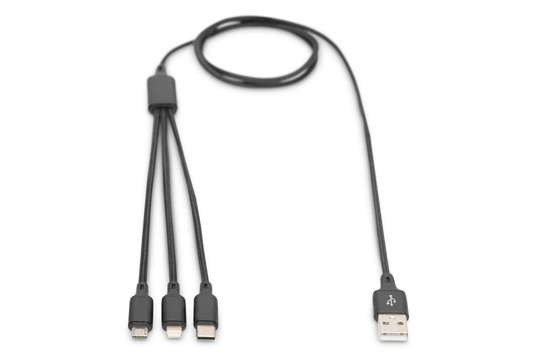EAN 4016032467113 - Digitus AK-300160-010-S cable USB USB A USB C 10 W Negro imagen 6