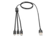 EAN 4016032467113 - Digitus AK-300160-010-S cable USB USB A USB C 10 W Negro imagen 6