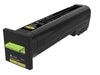 EAN 0734646587754 - Lexmark 82K2XY0 cartucho de tóner 1 pieza(s) Original Amarillo imagen 1