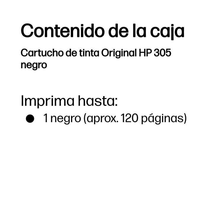 Hp 305 Black Original Ink Cartridge