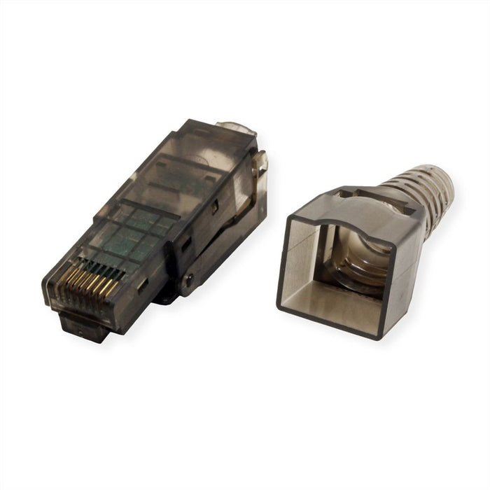 EAN 7630049610088 - VALUE 26.99.0372 conector RJ45 Negro, Transparente imagen 4