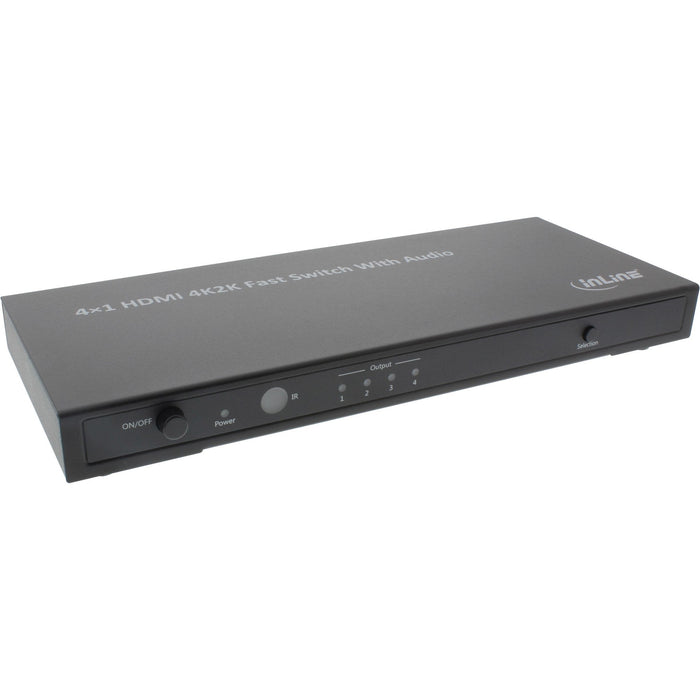 Switch Inline 4×1 Hdmi 4k Ultrahd Con Audio
