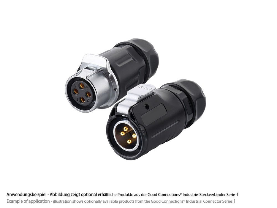 EAN 4014619709359 - Alcasa IC01-20P401 conector S1 - Power (4-Pin) Negro imagen 5