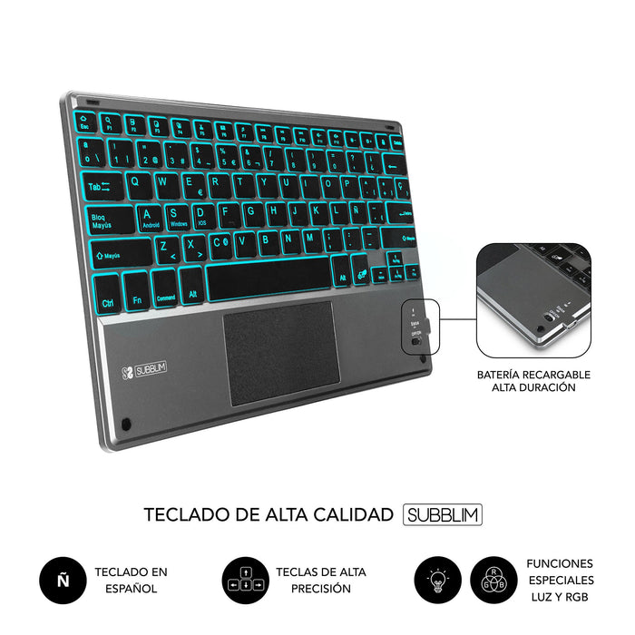 EAN 8436586743659 - SUBBLIM Funda Tablet KEYTAB ProBT Touchpad Ipad 10,9/11 10a/11a Gen NEGRA imagen 11