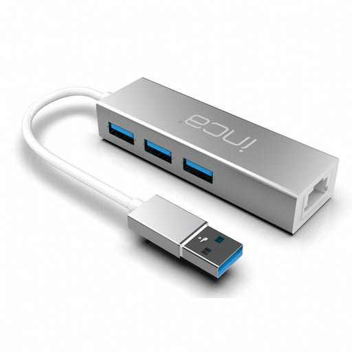 EAN 8681949014253 - Inca IUSB-03T hub de interfaz USB 3.2 Gen 1 (3.1 Gen 1) Type-A Aluminio imagen 1