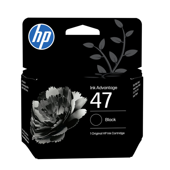 EAN 0196068029920 - HP 47 Black Original Ink Advantage Cartridge cartucho de tinta 1 pieza(s) Rendimiento estándar imagen 1