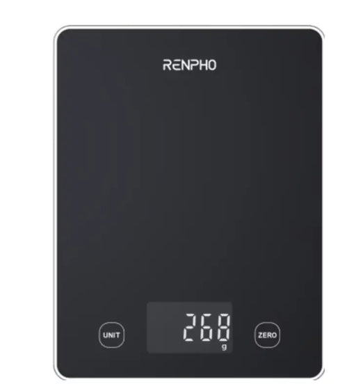 EAN 4897122201530 - Renpho Calibra 1L Negro Encimera Rectángulo Báscula electrónica de cocina imagen 1