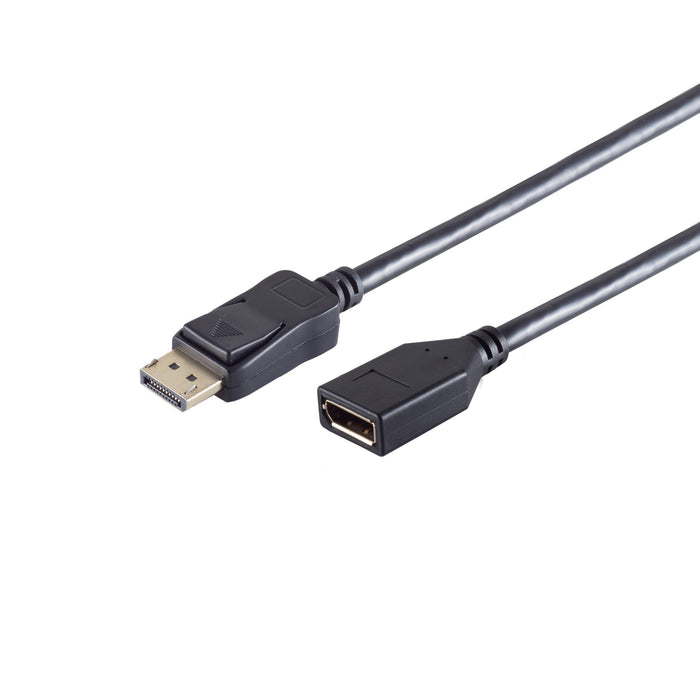 S-Impuls Displayport 1.2 Cable Alargador, 4k, 1,0m