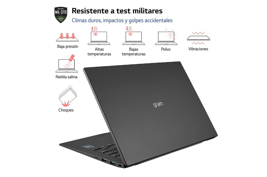 EAN 8806087965957 - LG Gram 14Z90R-G.AP75B ordenador portatil Intel® Core™ i7 i7-1360P Portátil 35,6 cm (14") WUXGA 16 GB LPD imagen 3