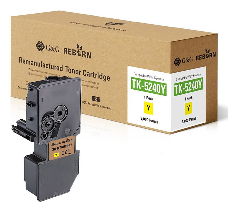 G&G Reborn-Toner Compatible Con Kyocera Tk-5240y