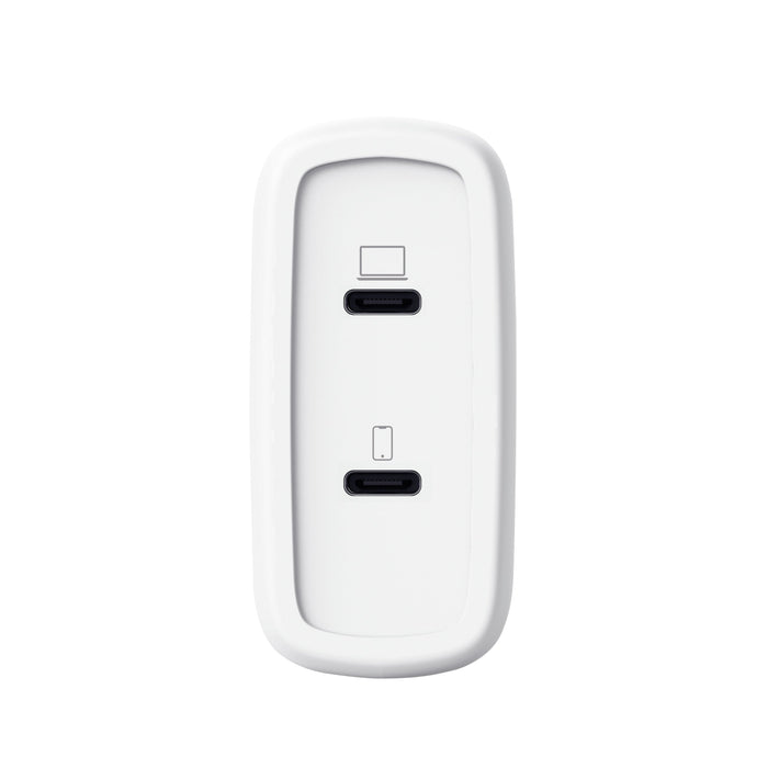 Cargador Usb Gan Trust Maxo 65w 2xusb-C Incluye Cable Usb-C 2m Color Blanco