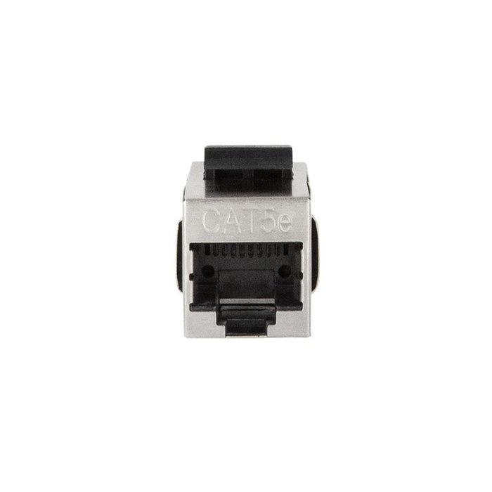 Keystone Coupler Cat.5e Stp, 2xrj45, Metal, Shielded