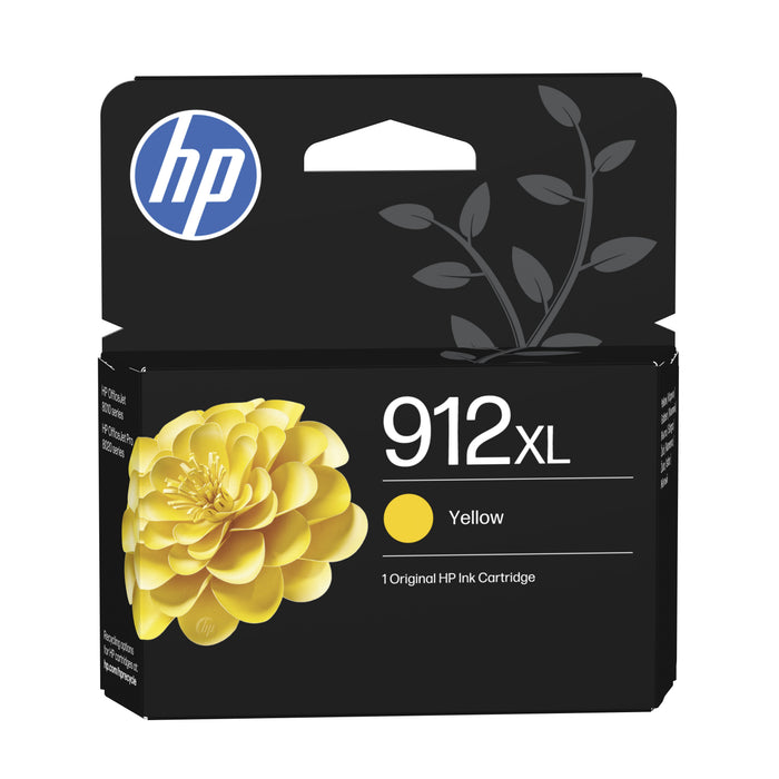 EAN 0192545866941 - HP 912XL High Yield Yellow Original Ink Cartridge cartucho de tinta 1 pieza(s) Alto rendimiento (XL) imagen 1