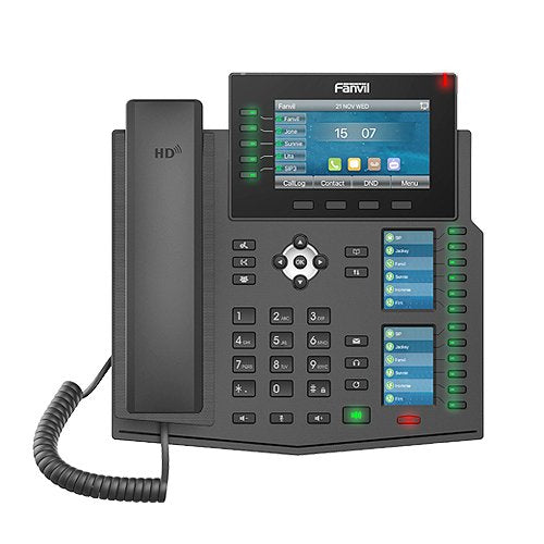 EAN 6937295601954 - Fanvil X6U teléfono IP Negro 20 líneas LCD Wifi imagen 2