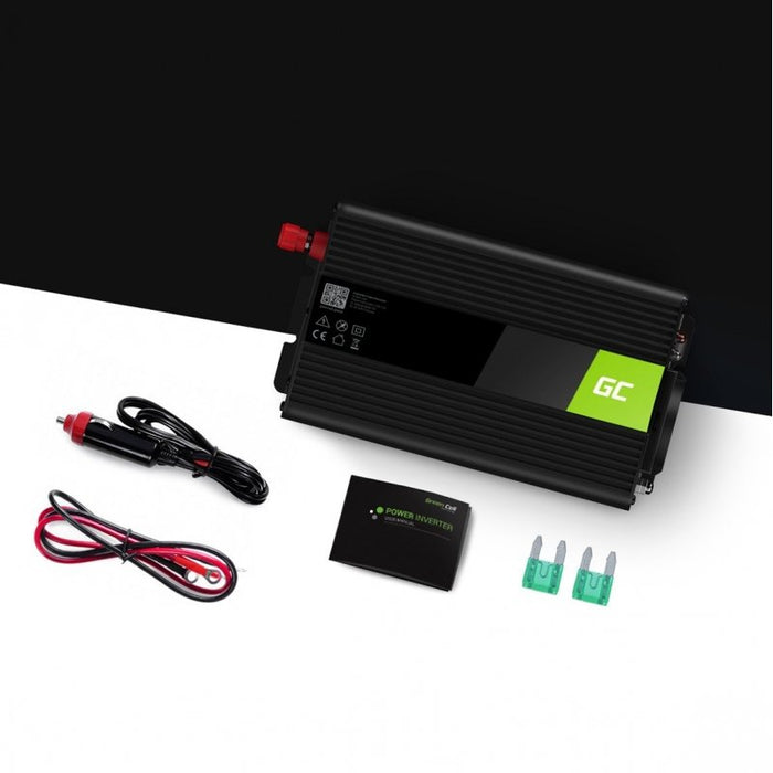 EAN 5902719422225 - Green Cell INV03DE adaptador e inversor de corriente Auto/Interior 500 W Negro imagen 3