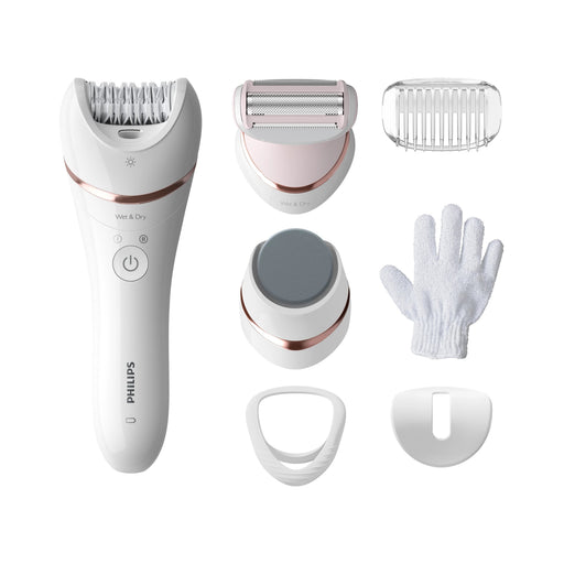 EAN 8710103935520 - Philips 8000 series BRE730/10 depiladora 32 pinzas Rosa, Blanco imagen 2