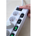 EAN 4007123667499 - Brennenstuhl 1153110126 base múltiple 2 m 6 salidas AC Interior Blanco imagen 6