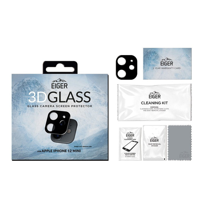 Cristal Templado Premium 3d Para Camera Compatible Apple Iphone 12 Mini - Eiger® **