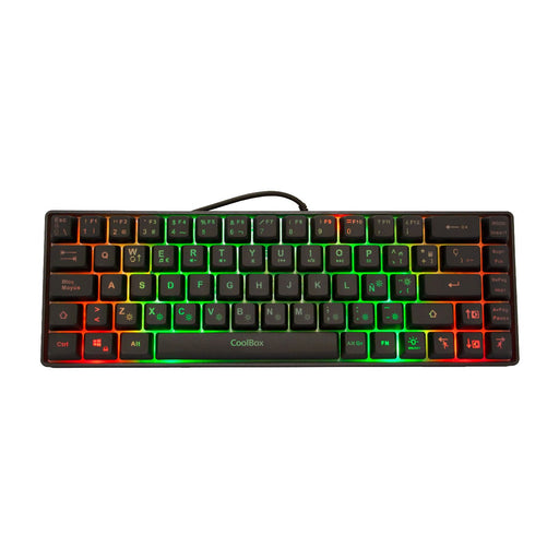 EAN 8436556141690 - CoolBox mini TM065 teclado Juego USB QWERTY Español Negro imagen 1