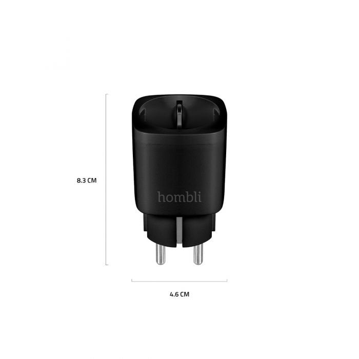 EAN 8719323917576 - Hombli HBSS-0100 enchufe inteligente 3680 W Negro imagen 6