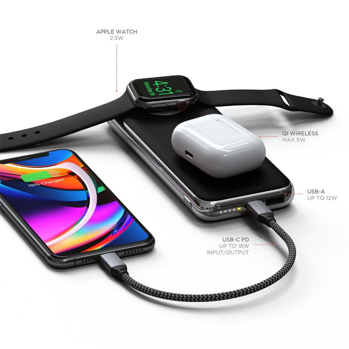 EAN 0879961008796 - Belkin QUATRO 10000 mAh Cargador inalámbrico Negro, Plata imagen 5